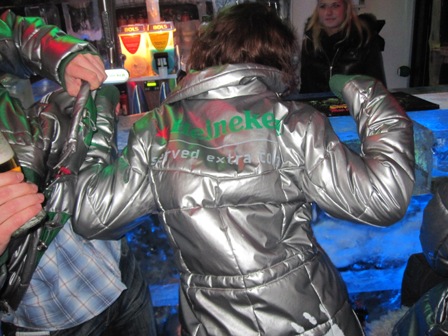 Natuurlijk was er ook een ijskoude horecazaak van Heineken in Groningen.